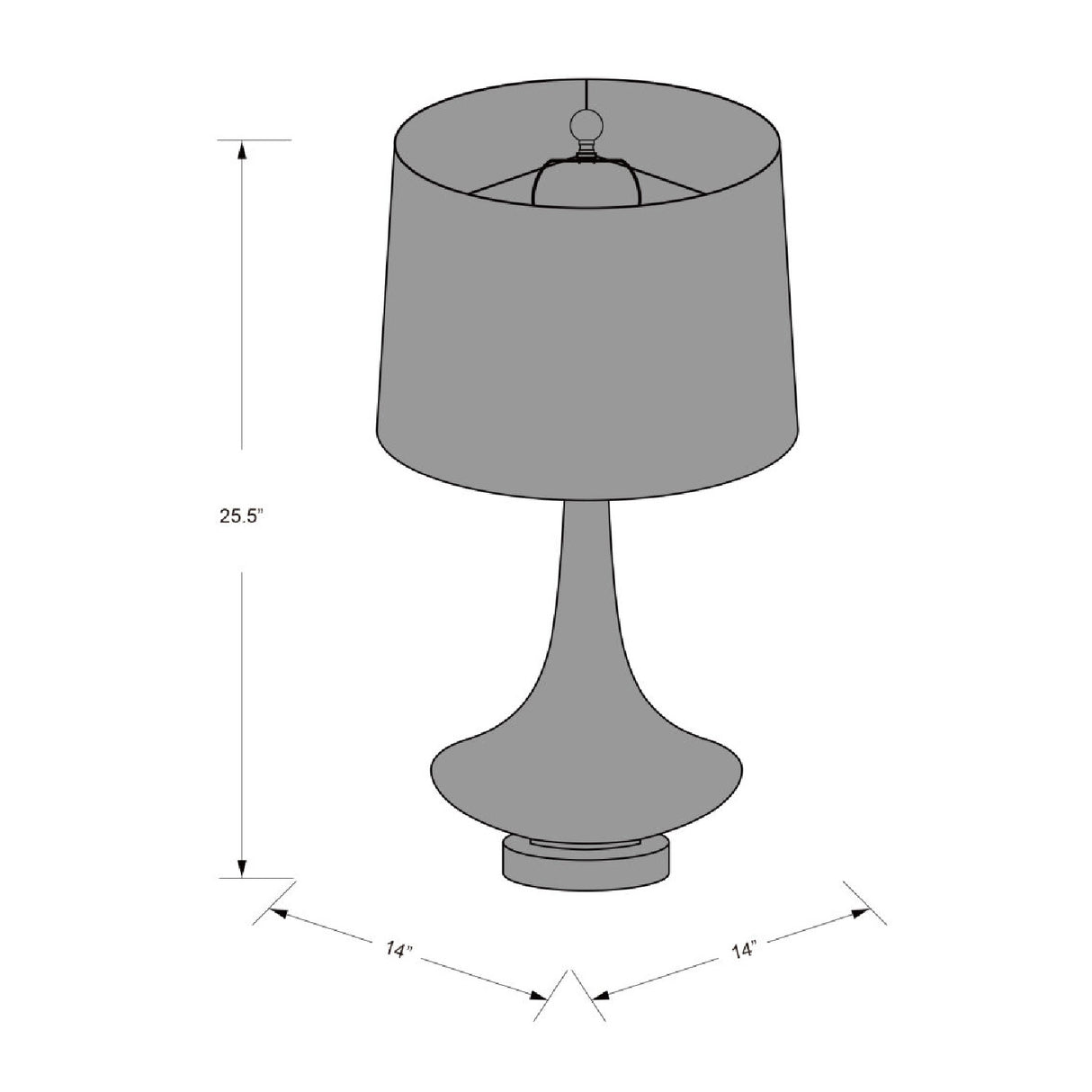   Modern European furniture - Orange Glass Accent Table Lamp - www.oroa.com | Oroa.com