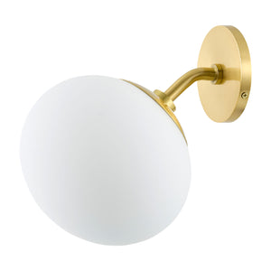   Modern European furniture - White Glass Wall Lamp - www.oroa.com | Oroa.com