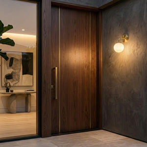   Modern European furniture - White Glass Wall Lamp - www.oroa.com | Oroa.com