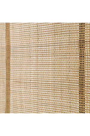   Black Weaved Rattan Queen Headboard 67" | Oroa.com