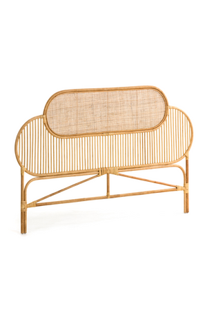   Natural Weaved Rattan Queen Headboard 67" | Oroa.com