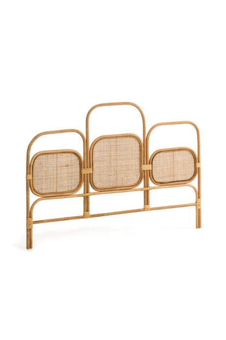   Rattan 3-Panel Queen Headboard 67" | Oroa.com