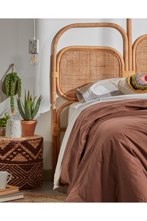   Rattan 3-Panel Queen Headboard 67" | Oroa.com