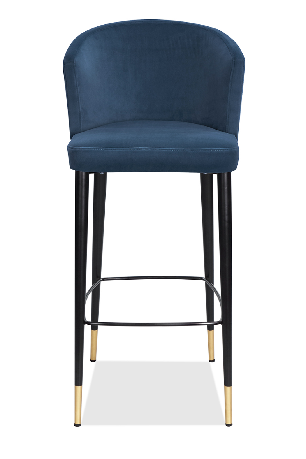   Velvet Curved Barstool | Oroa.com