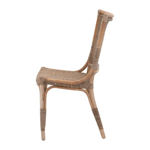   Matte Gray Dining Chairs (2) | Oroa.com