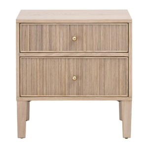   2-Drawer Oak Nightstand S | Oroa.com