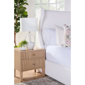   2-Drawer Oak Nightstand S | Oroa.com