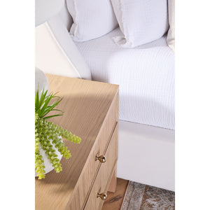   2-Drawer Oak Nightstand S | Oroa.com
