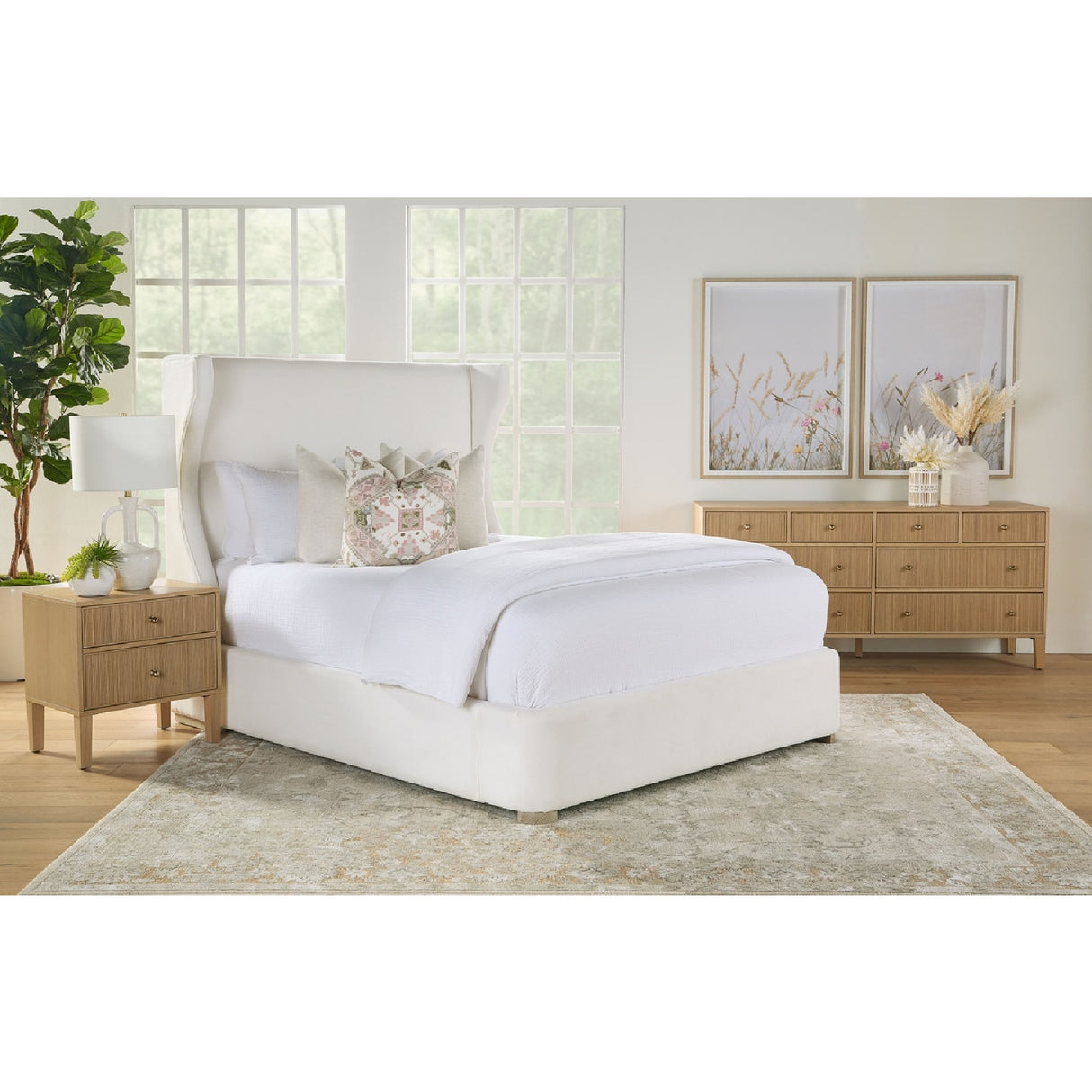   2-Drawer Oak Nightstand S | Oroa.com