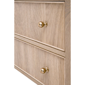   2-Drawer Oak Nightstand L | Oroa.com