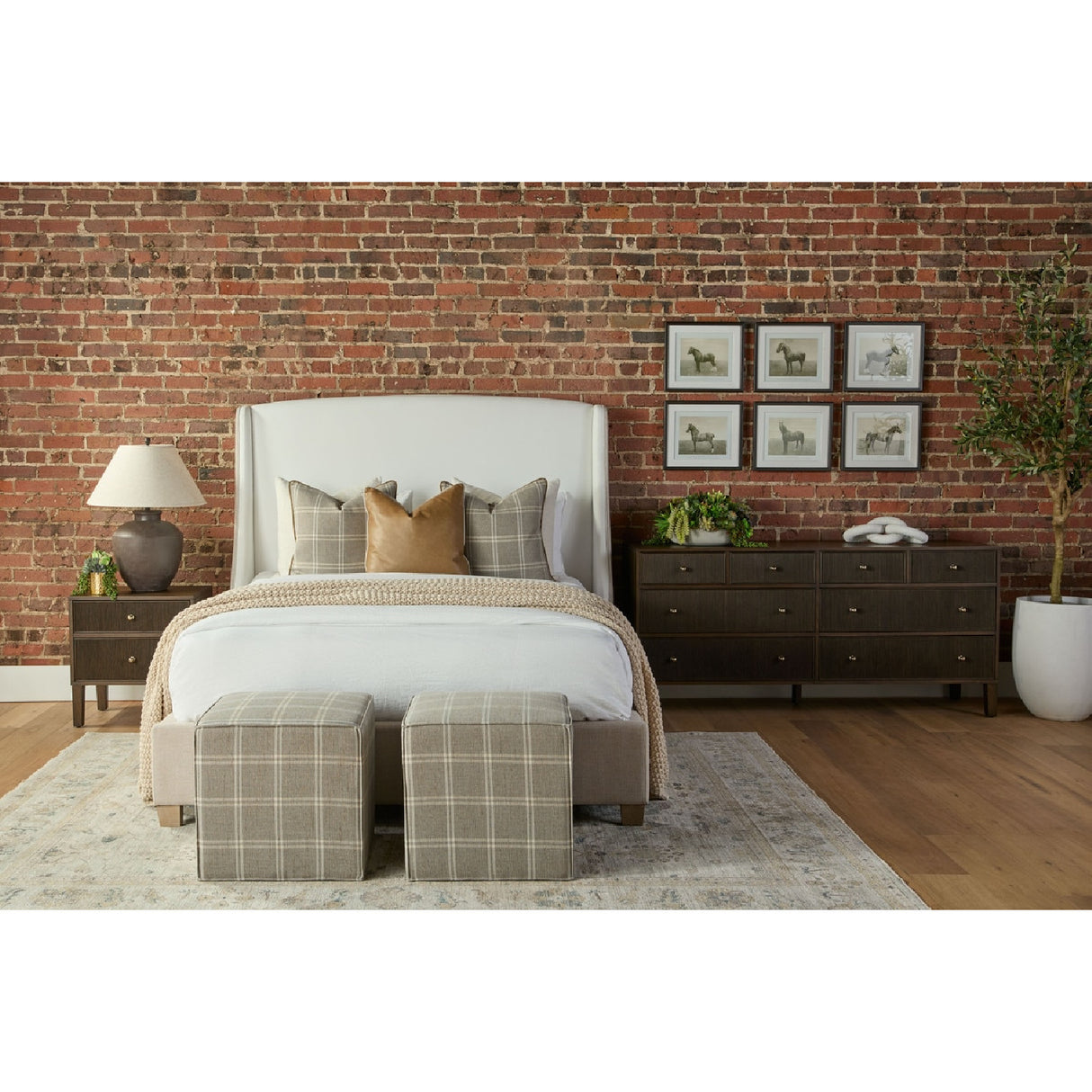   8-Drawer Oak Double Dresser | Oroa.com