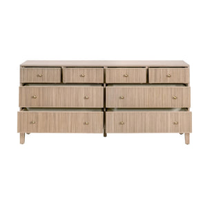   8-Drawer Oak Double Dresser | Oroa.com