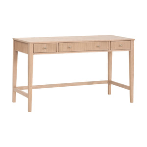   Natural Oak 3-Drawer Desk | Oroa.com