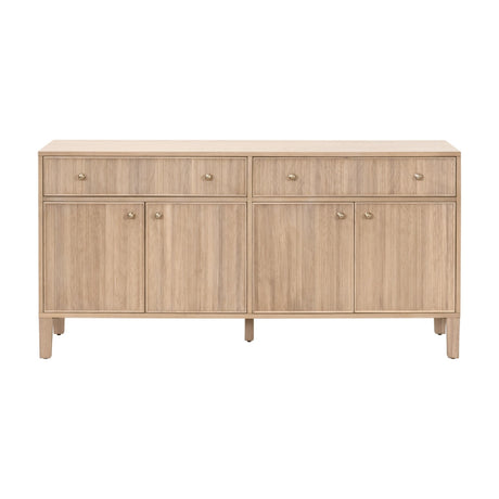   Modern European furniture - Fluted Solid Wood Media Sideboard - www.oroa.com | Oroa.com