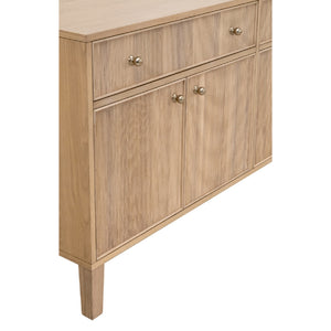   Modern European furniture - Fluted Solid Wood Media Sideboard - www.oroa.com | Oroa.com