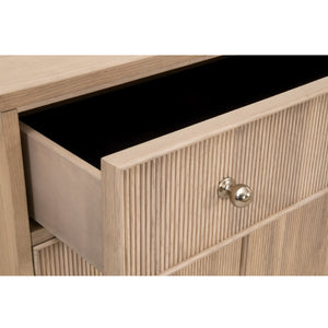   Modern European furniture - Fluted Solid Wood Media Sideboard - www.oroa.com | Oroa.com