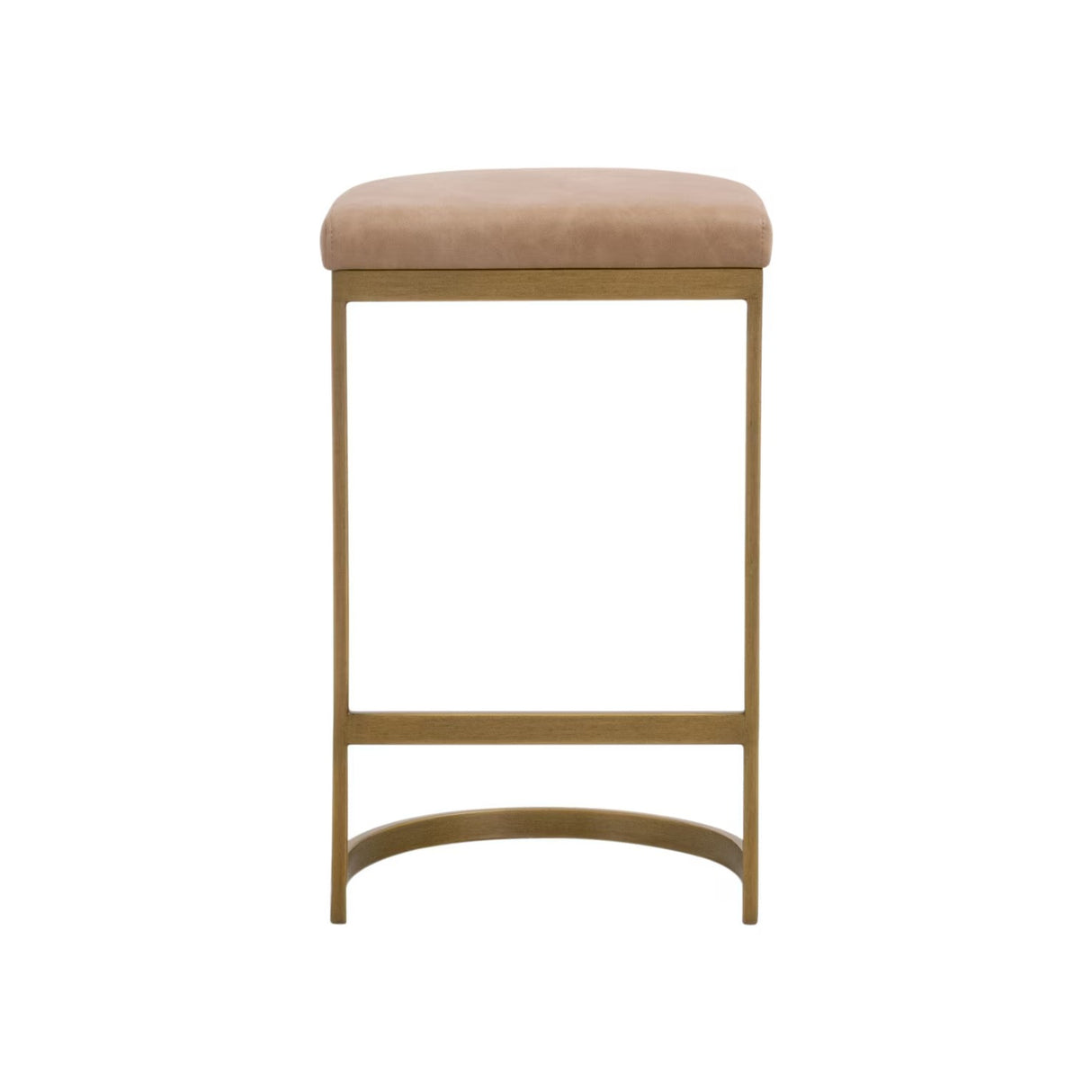   Gold Cantilevered Counter Stool | Oroa.com