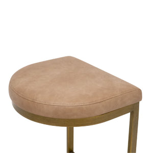  Gold Cantilevered Counter Stool | Oroa.com