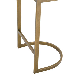   Gold Cantilevered Counter Stool | Oroa.com