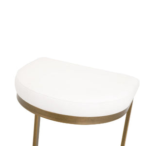   Gold Cantilevered Counter Stool | Oroa.com