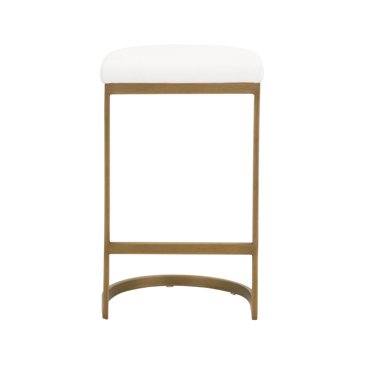   Gold Cantilevered Counter Stool | Oroa.com