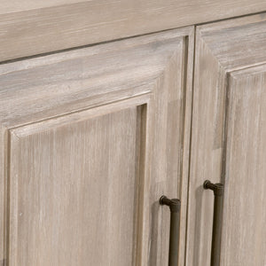   4-Door Acacia Media Sideboard | Oroa.com