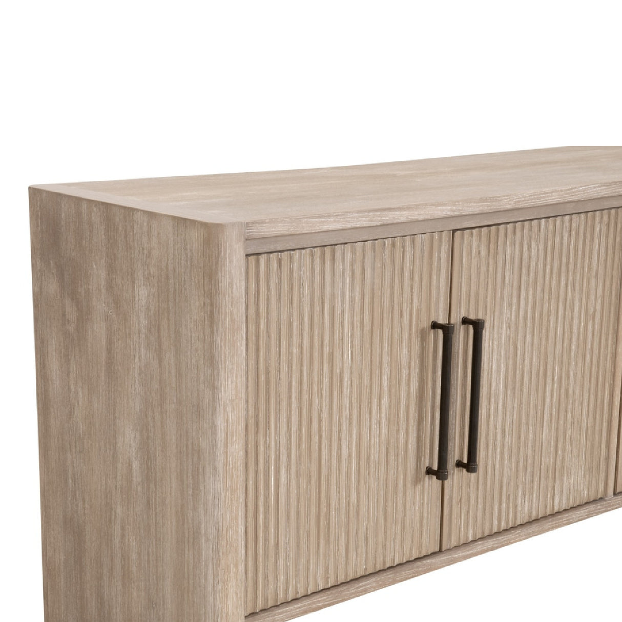   Gray Acacia 4-Door Media Sideboard | Oroa.com