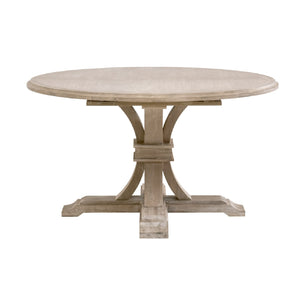   Gray Acacia Round Extendable Dining Table | Oroa.com