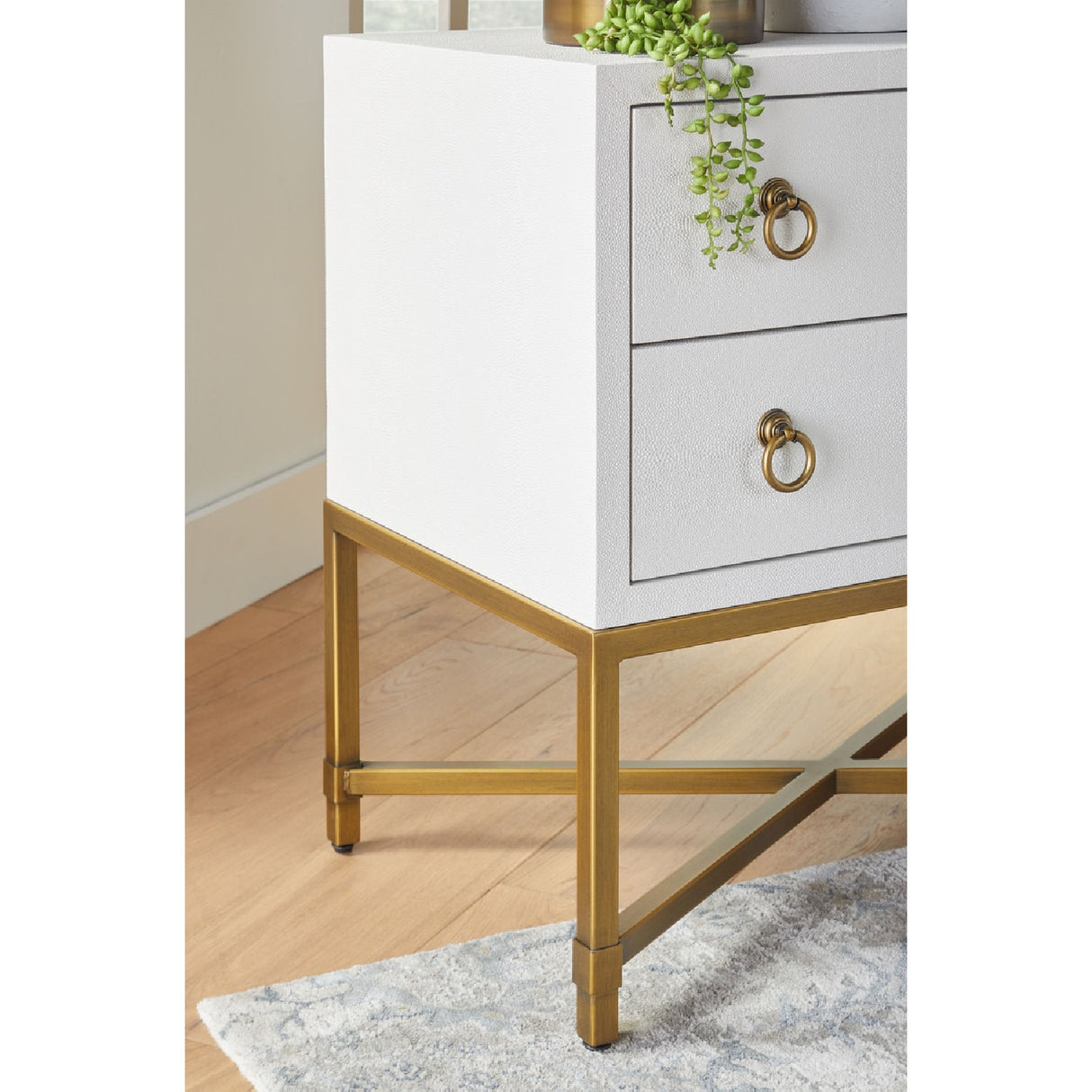   Shagreen Drawer Nightstand | Oroa.com
