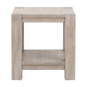   Gray Acacia Square End Table | Oroa.com
