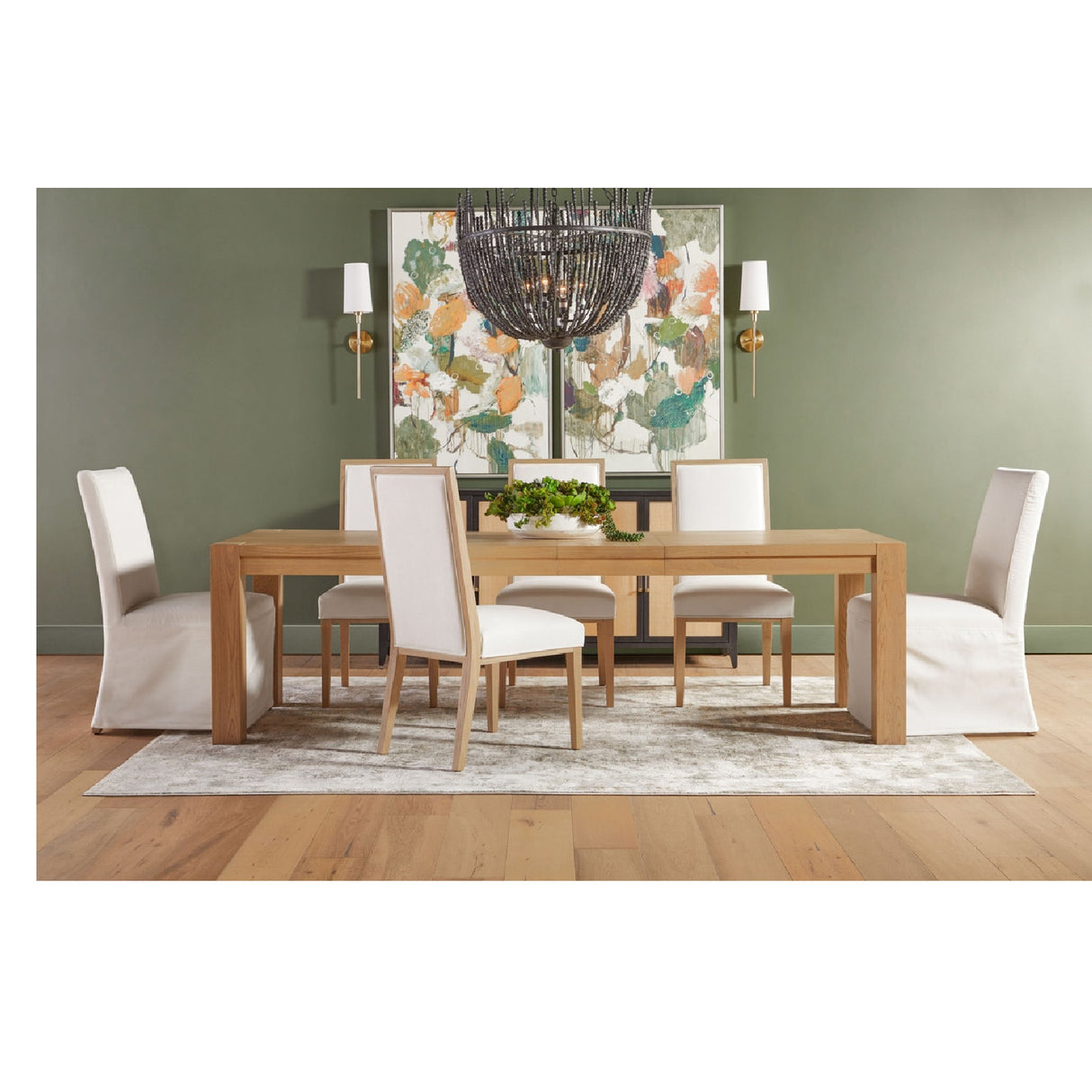   Extendable Oak Dining Table | Oroa.com