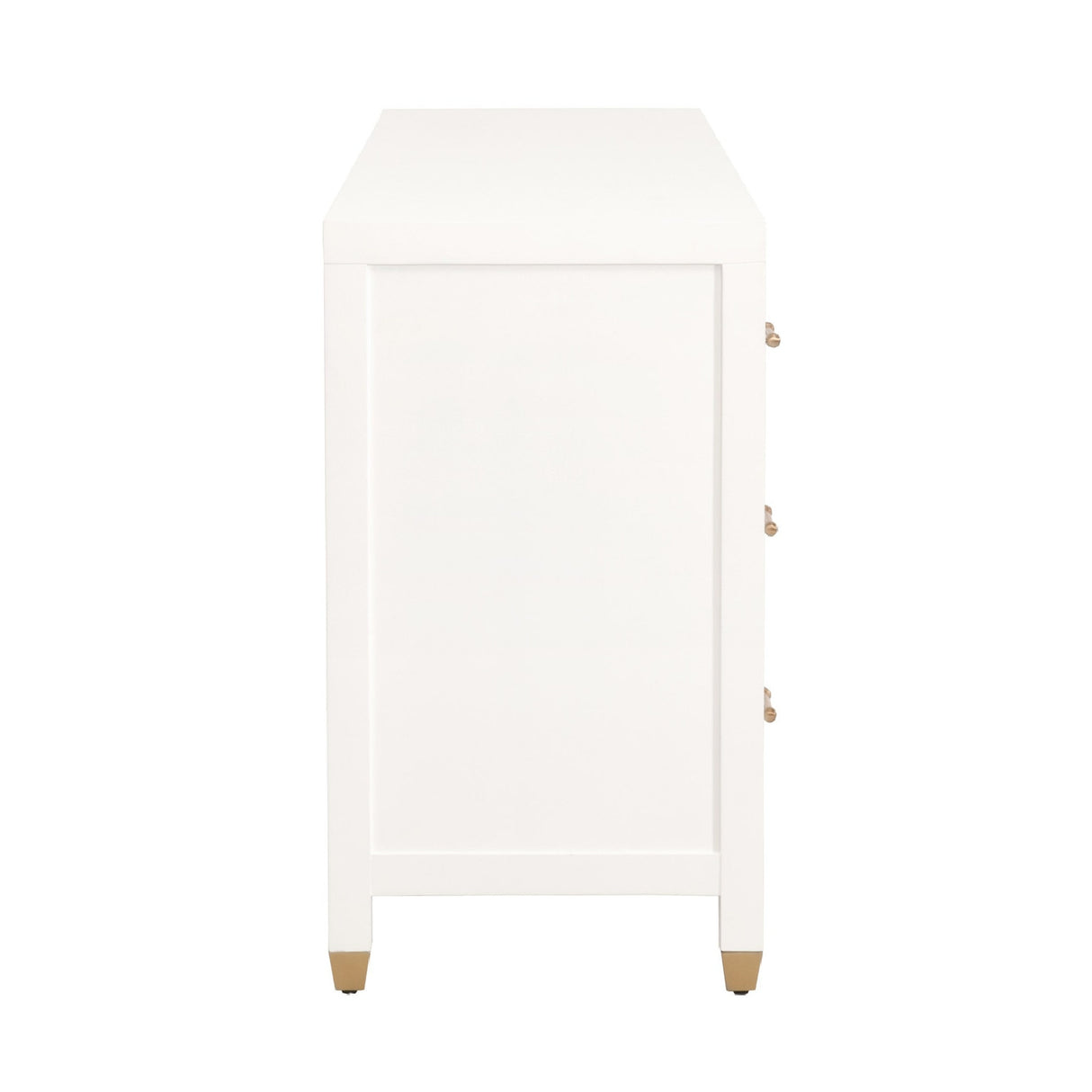  White 6-Drawer Double Dresser | Oroa.com