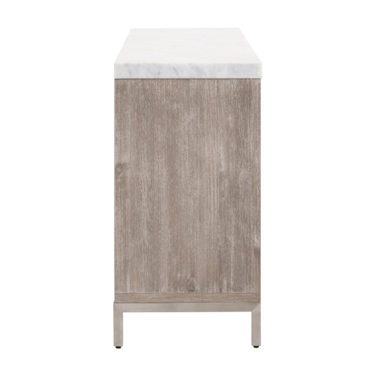   Marble Topped Acacia 6-Drawer Dresser | Oroa.com