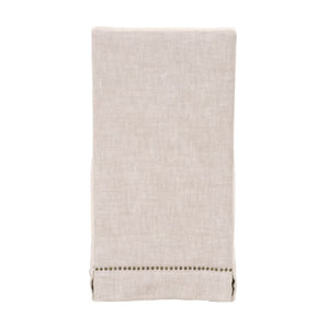   Cream Linen Skirted Dining Chairs (2) | Oroa.com
