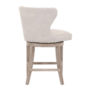  Modern European furniture - Nail Tacked Swivel Counter Stool - www.oroa.com | Oroa.com