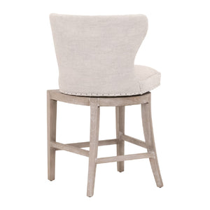   Modern European furniture - Nail Tacked Swivel Counter Stool - www.oroa.com | Oroa.com