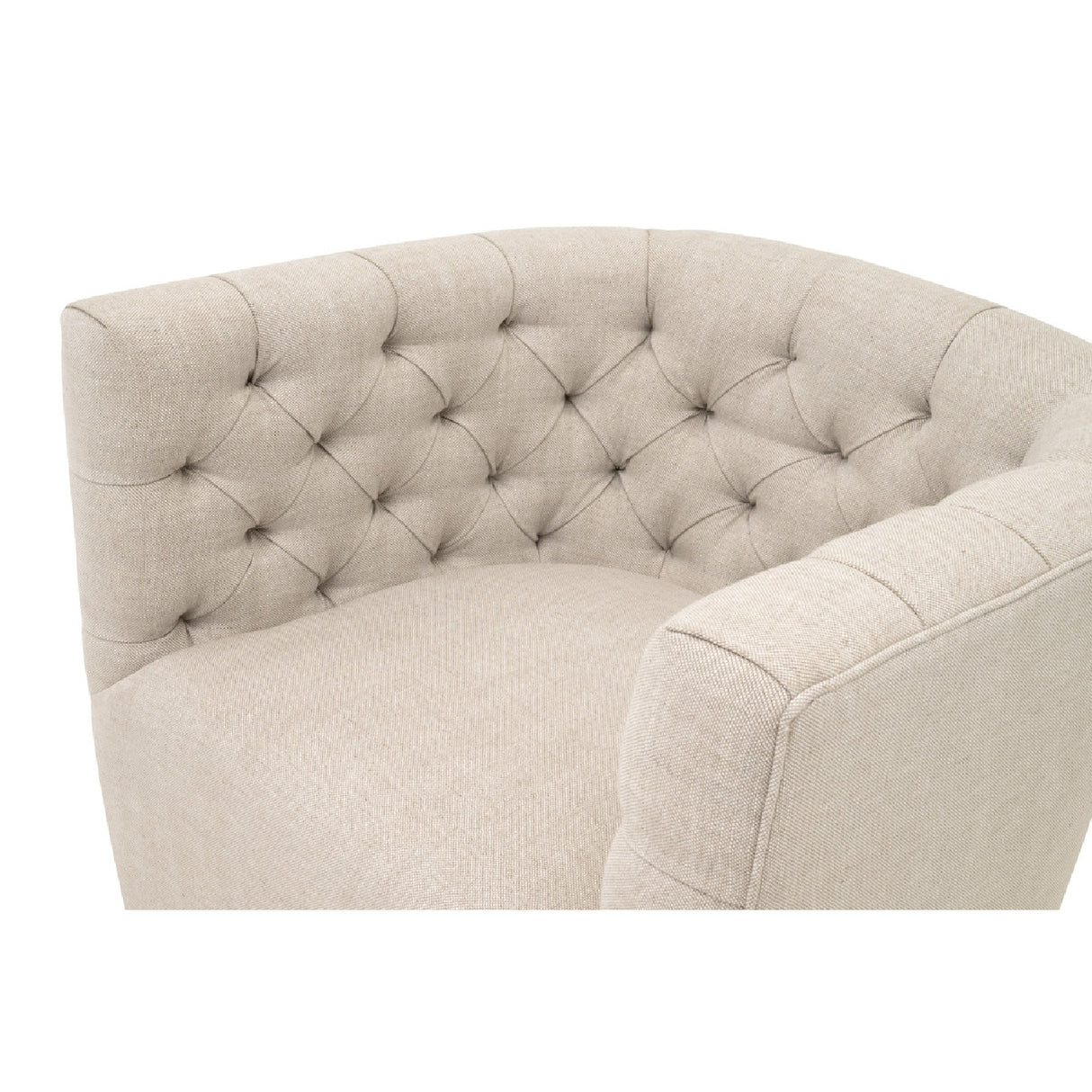   Tufted Back Swivel Club Chair | Oroa.com