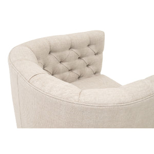   Tufted Back Swivel Club Chair | Oroa.com