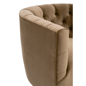   Tufted Back Swivel Club Chair | Oroa.com