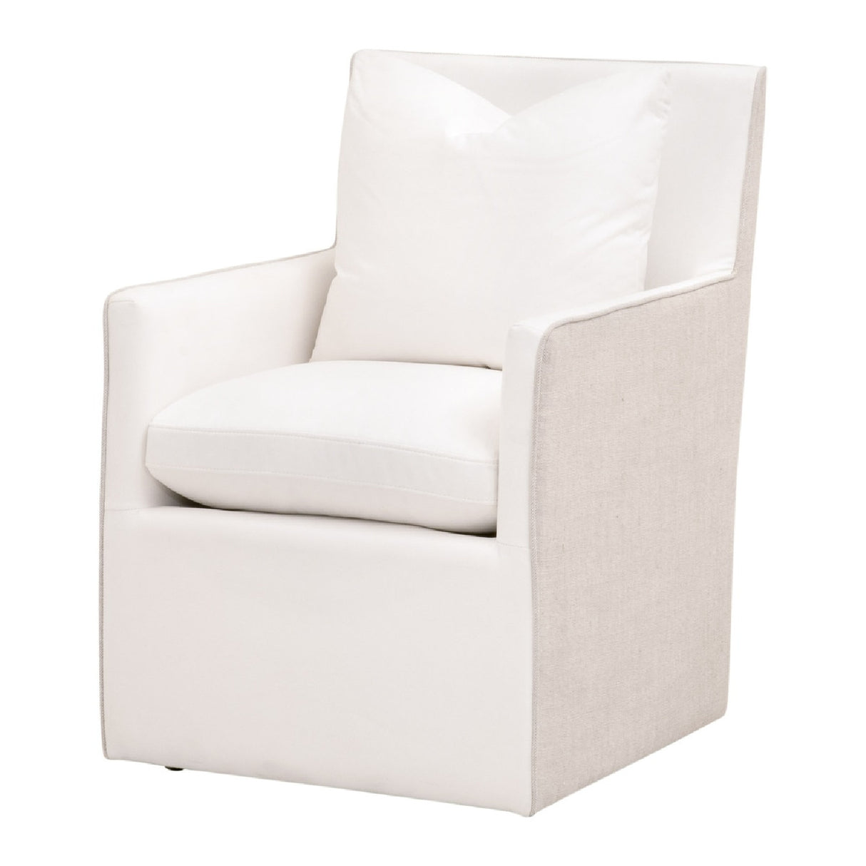  Two-Toned Wheeled Lounge Chair | Oroa.com