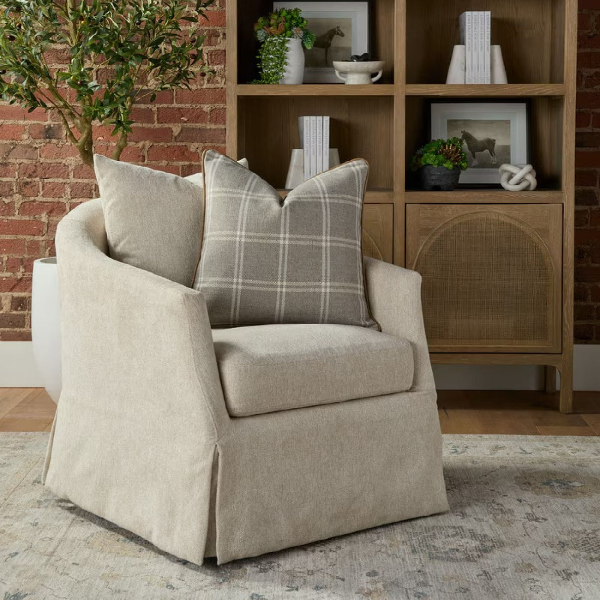   Piped Square Pillows (2) | Oroa.com