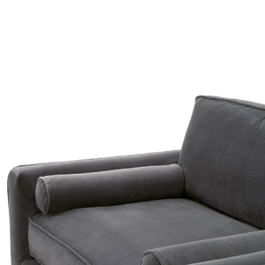   Velvet Modern Loveseat | Oroa.com