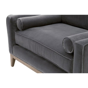   Velvet Modern Loveseat | Oroa.com