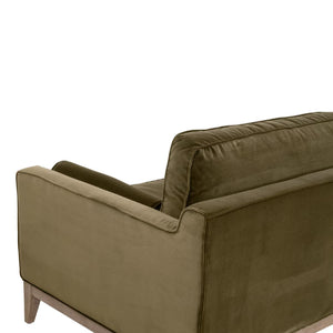   Velvet Modern Loveseat | Oroa.com