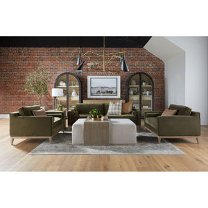   Velvet Modern Loveseat | Oroa.com