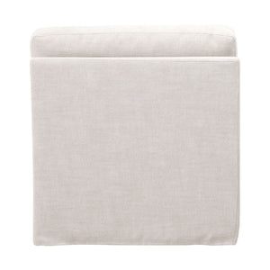   Modern European furniture - Cream Skirted Modular Accent Chair - www.oroa.com | Oroa.com