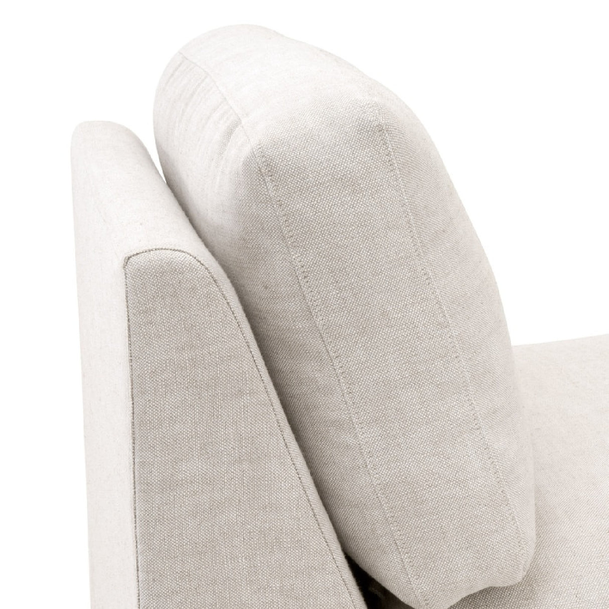   Modern European furniture - Cream Skirted Modular Accent Chair - www.oroa.com | Oroa.com