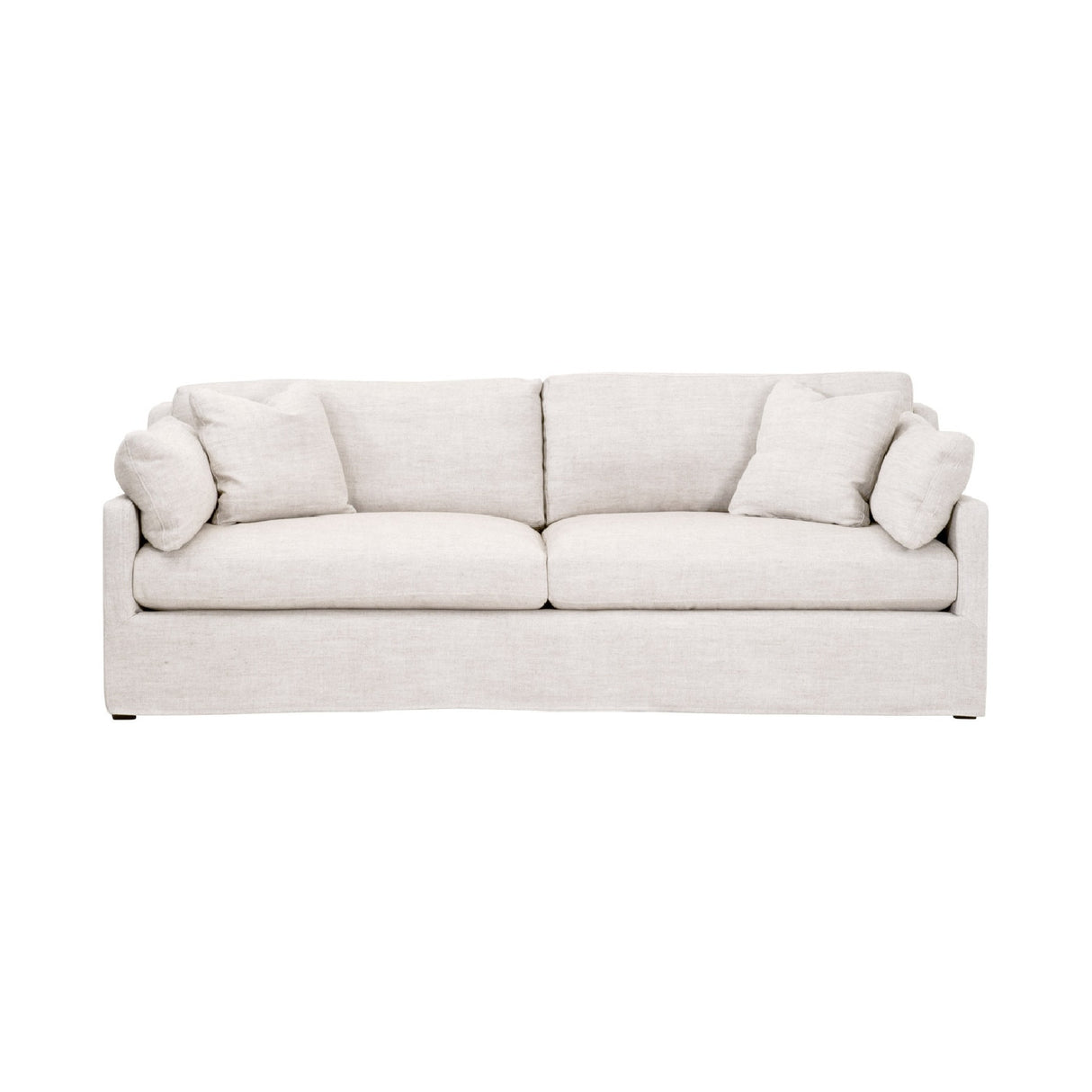   Modern European furniture - Cream Skirted Sofa - www.oroa.com | Oroa.com