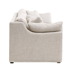   Modern European furniture - Cream Skirted Sofa - www.oroa.com | Oroa.com
