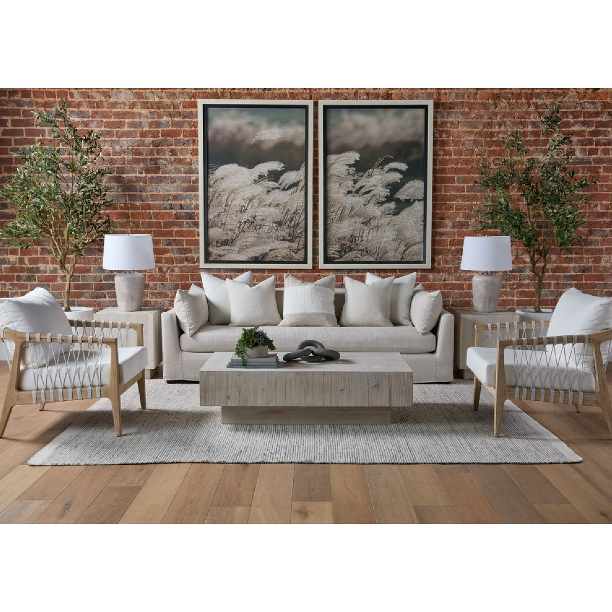   Modern European furniture - Cream Slipcover Sofa - www.oroa.com | Oroa.com